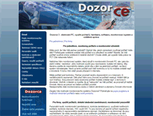Tablet Screenshot of dozorce.cz